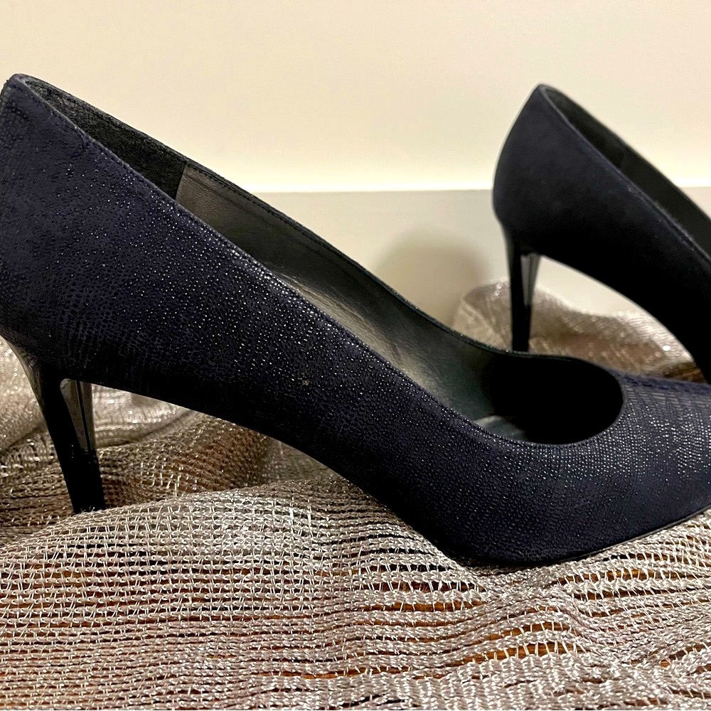 Stuart Weitzman Navy Blue Pump